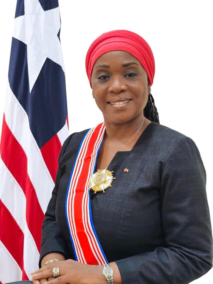 Portrait of the Minister of Foreign Affairs of the Republic of Liberia